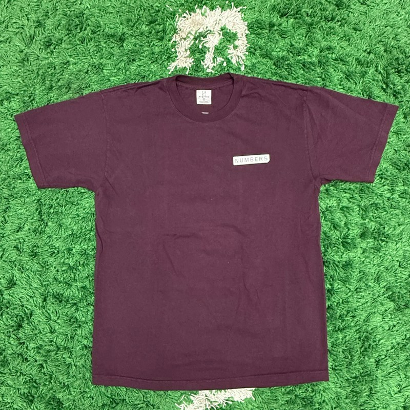 Numbers Edition Graphic T-Shirt Burgundy