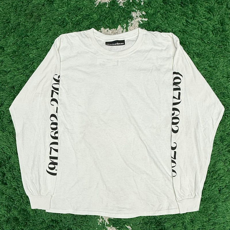 Nine One Seven Long Sleeve T-Shirt White