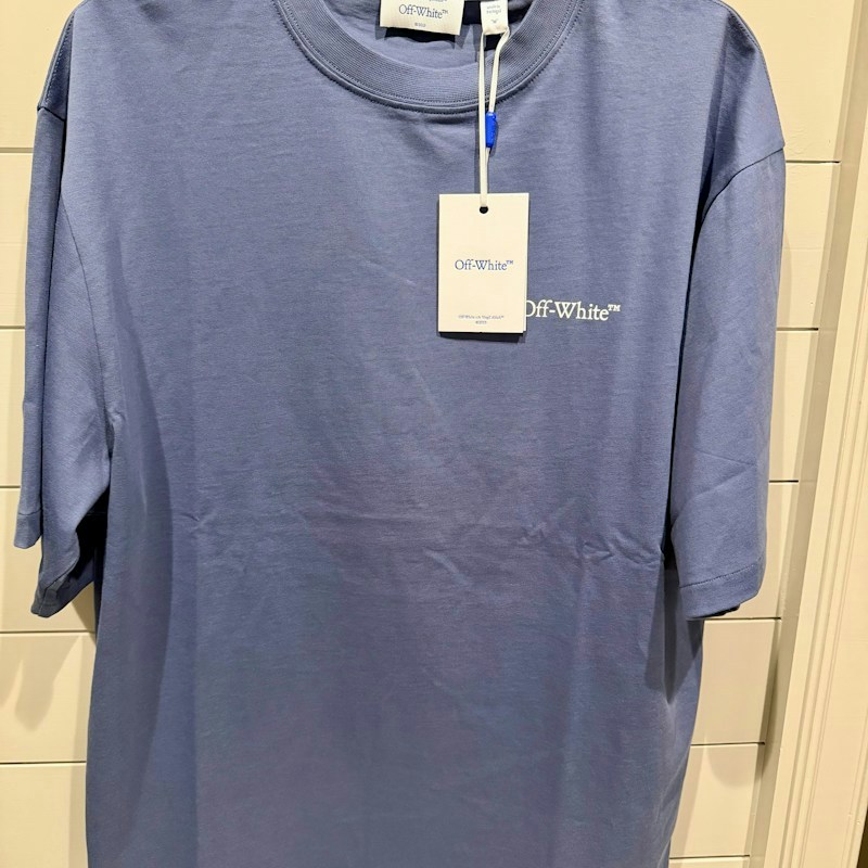 Off-White Tape Arrows Over T-Shirt Blue