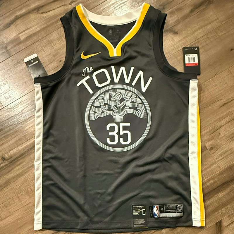 Nike Golden State Warriors Kevin Durant The Town Swingman Jersey Black