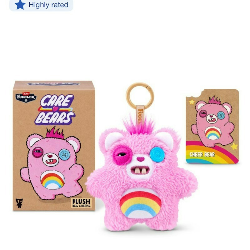 Fugglers x Care Bears Cheer Bear Plush Bag Charm