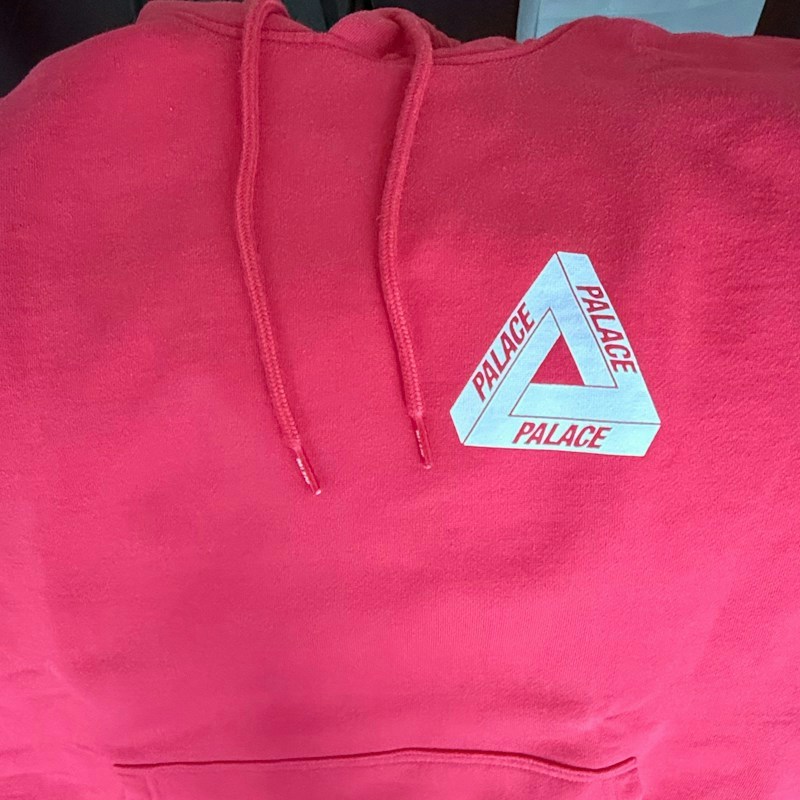Palace Tri-Ferg Hooded Sweatshirt Red