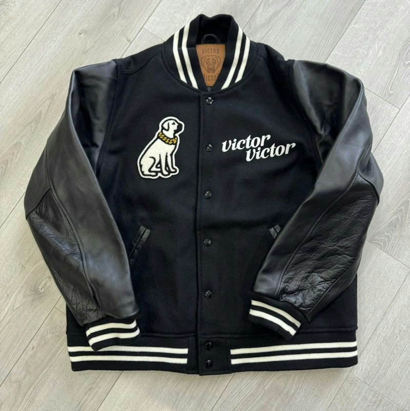 Victor Victor Varsity Jacket Black
