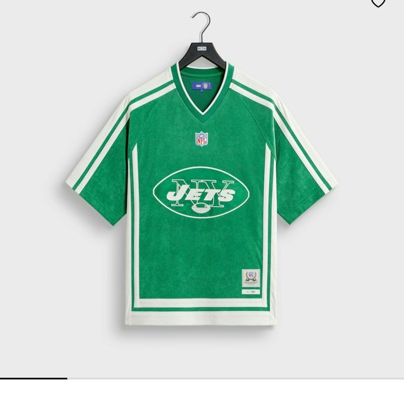 Kith for the New York Jets Namath Jersey Green