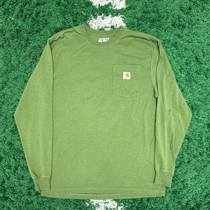 Carhartt Long Sleeve Pocket T-Shirt Green