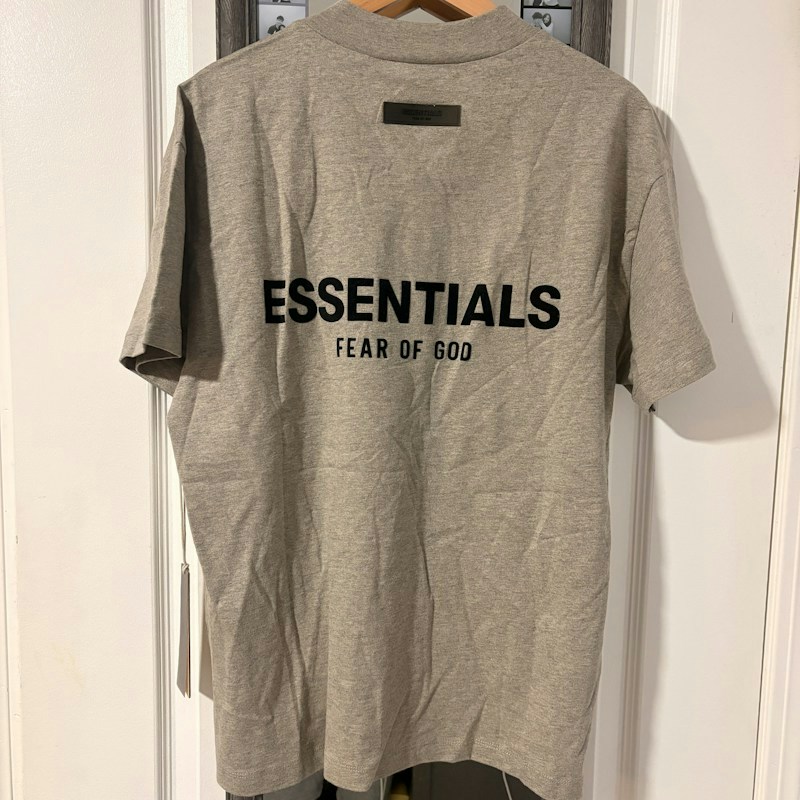Fear of God Essentials T-Shirt Grey With Black