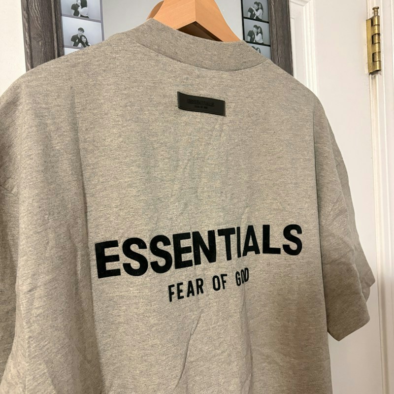 Fear of God Essentials T-Shirt Grey and Black