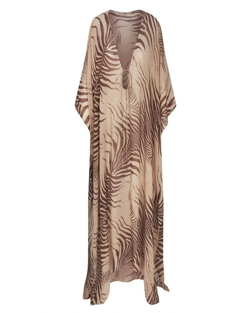 Roberto Cavalli x SKIMS Zebra Long Kaftan