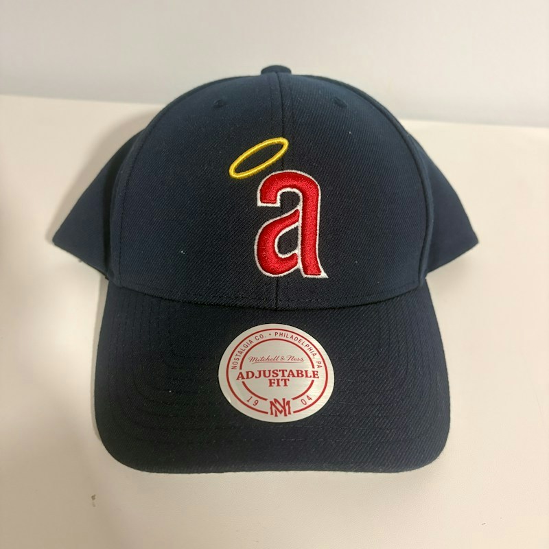Mitchell & Ness Los Angeles Angels Adjustable Hat Navy