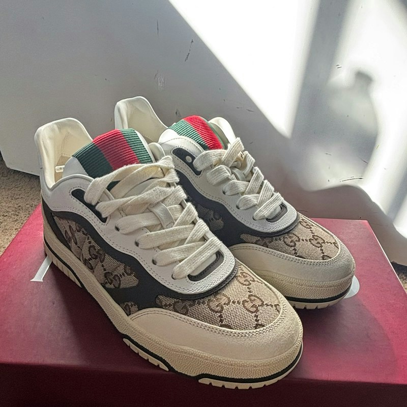 Gucci GG Canvas Sneaker Beige Brown