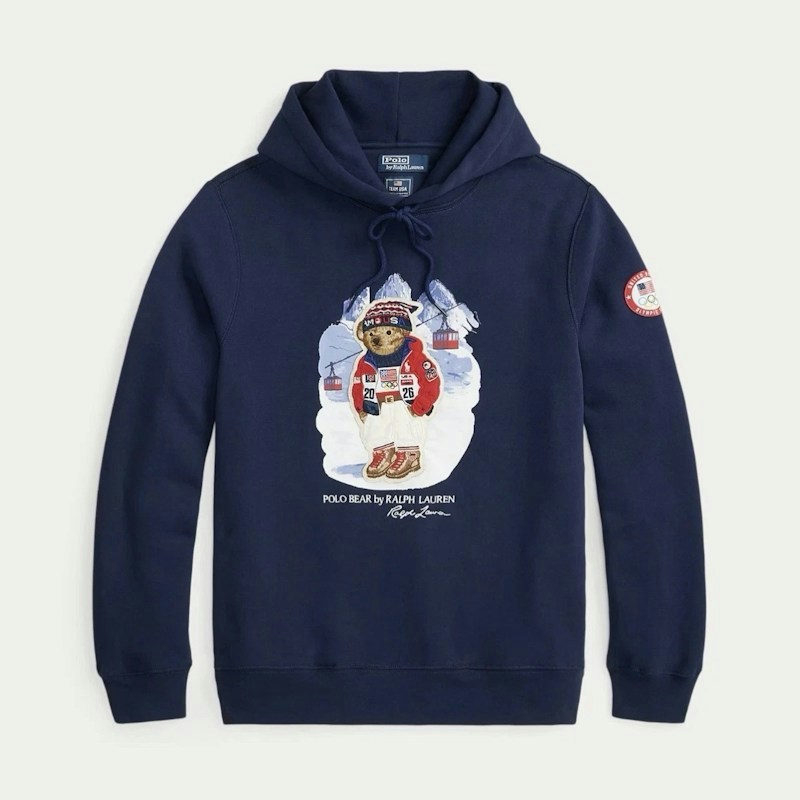 Polo Ralph Lauren Polo Bear Team USA Hoodie Navy