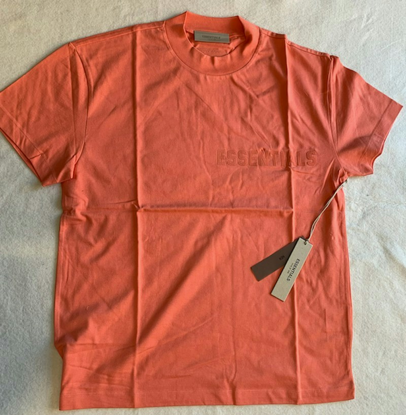 Fear of God Essentials Short-Sleeve Tee Coral