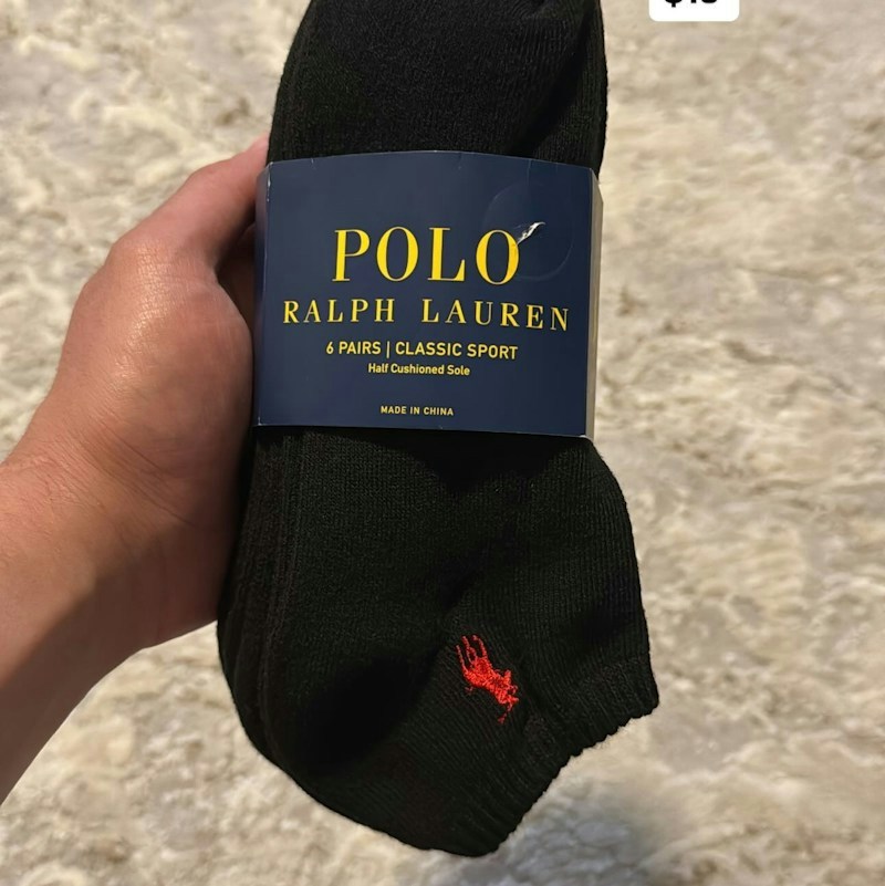 Polo Ralph Lauren Classic Sport Socks Black