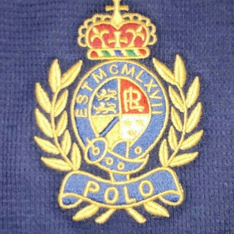 Polo Ralph Lauren Crest Long Sleeve Sleepwear Top Navy