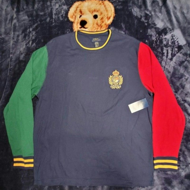 Polo Ralph Lauren Crest Long Sleeve Thermal Shirt Multi