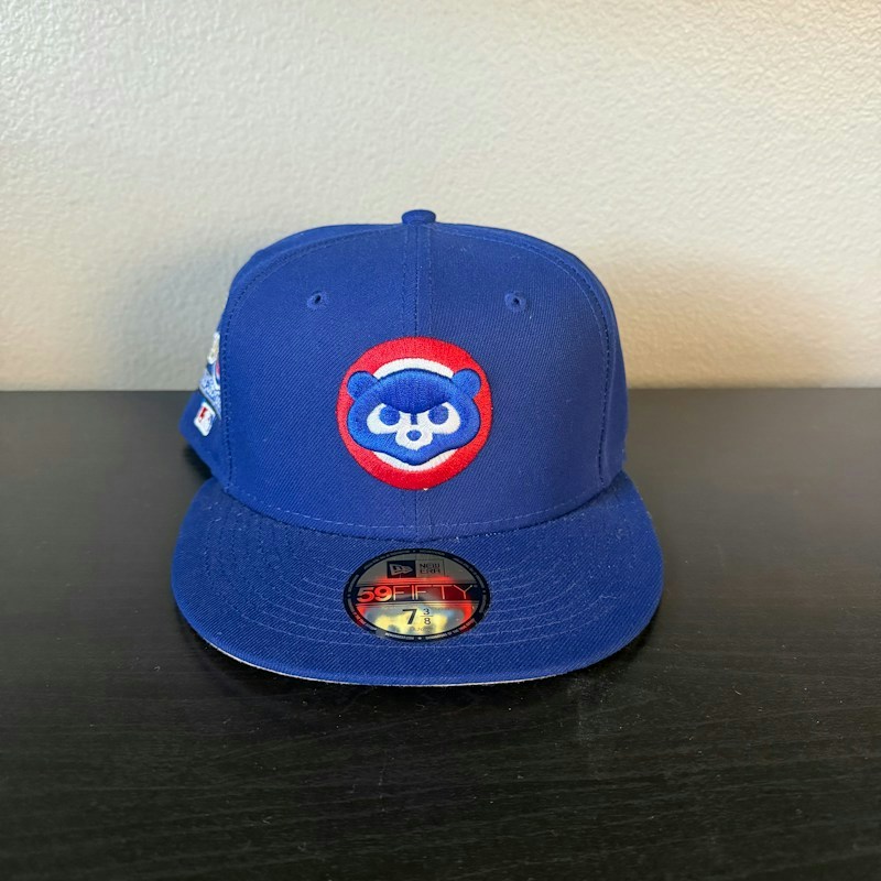 New Era Chicago Cubs 1990 All-Star Game Cooperstown Collection 59FIFTY Fitted Hat Blue Pink