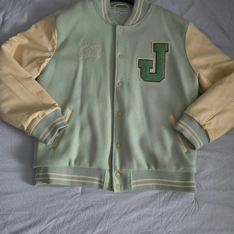 Joe Freshgoods Inside Voices Varsity Jacket Leather Wool