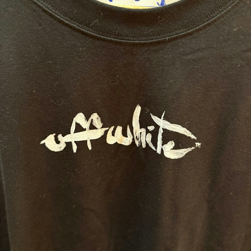 Off-White Script Logo T-Shirt Black