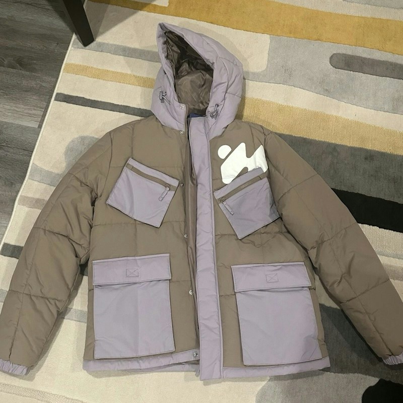 Without Walls Puffer Jacket Brown Purple