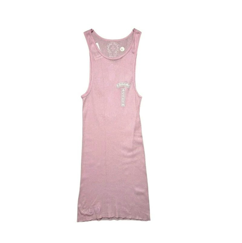 Chrome Hearts T logo/Cross Rib Tank Dress Pink
