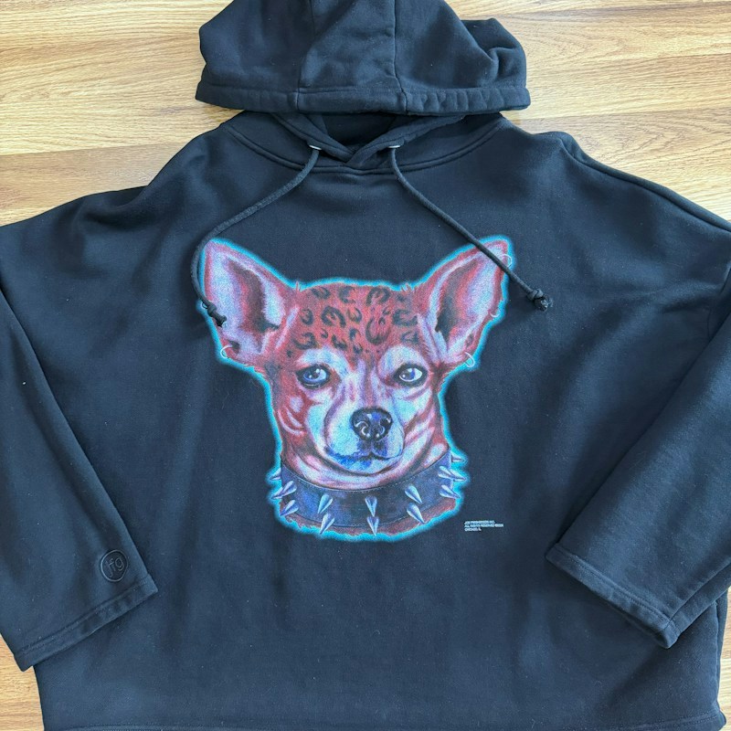 Joe Freshgoods Chihuahua Cropped Hoodie