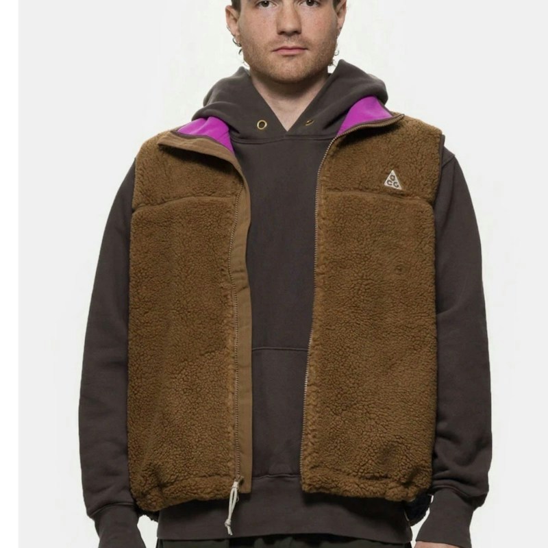 Nike ACG Therma-FIT ADV Canwell Glacier Vest Moswood Brown Black