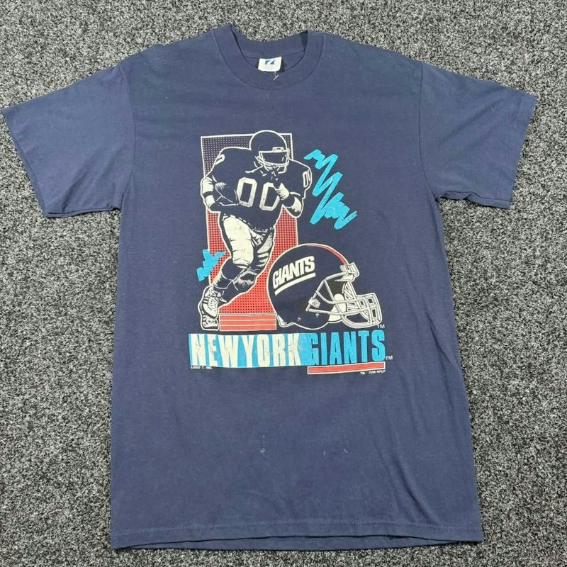Logo 7 New York Giants T-Shirt Blue