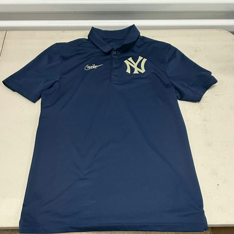 Nike New York Yankees Cooperstown Collection Dri-FIT Polo Shirt Blue