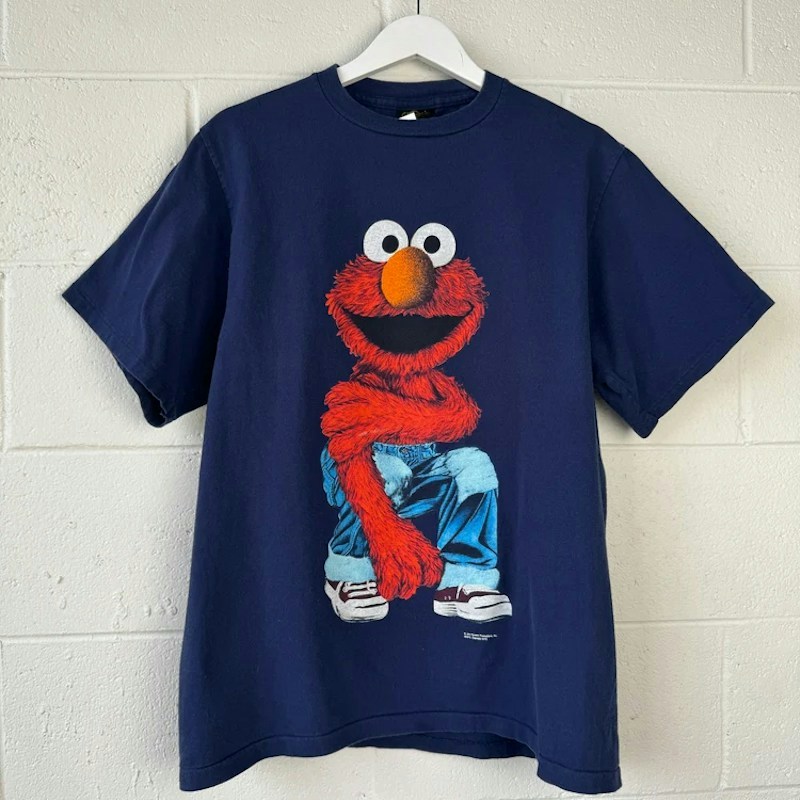 Vintage Changes Elmo T-Shirt Blue