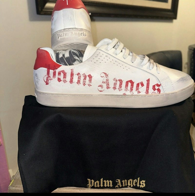 Palm Angels Vintage Sneaker White Red