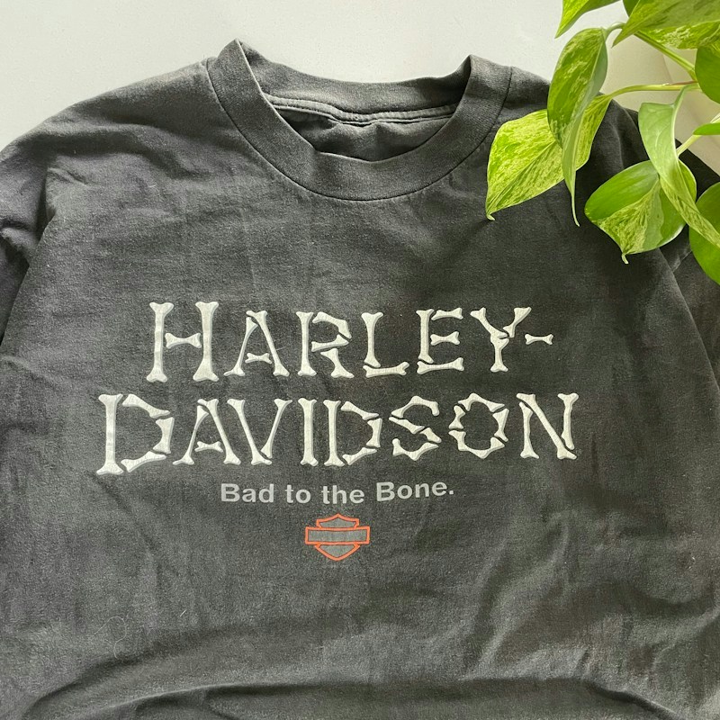 1998 Harley-Davidson Carolina Gastonia N.C. T-Shirt Black
