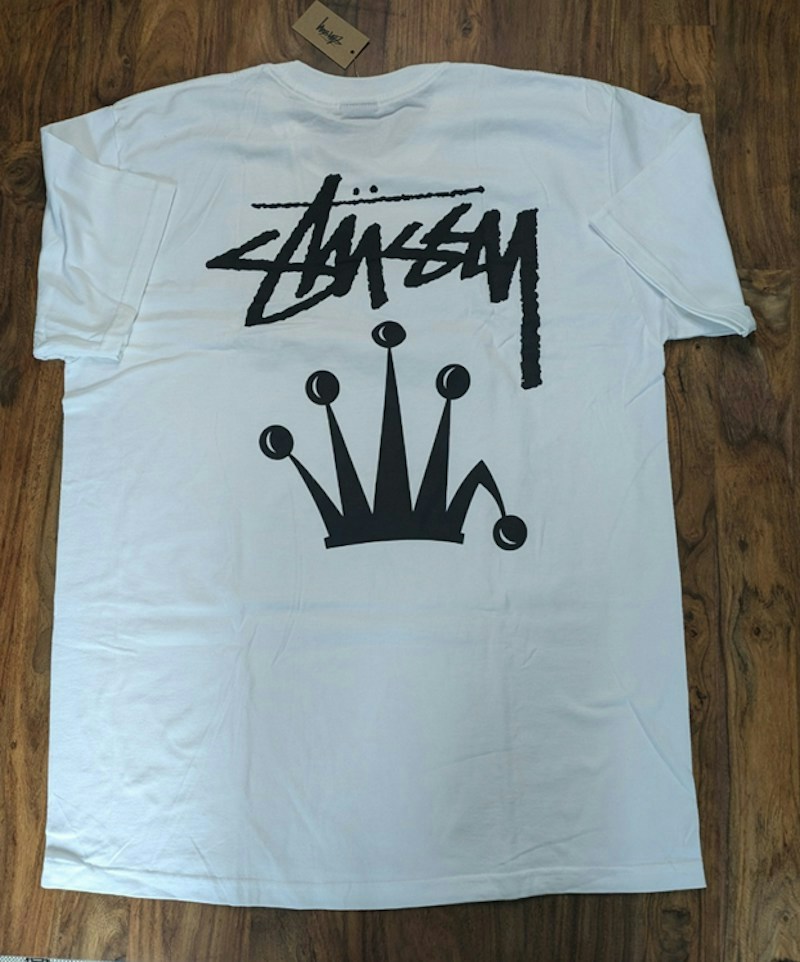 Stussy Stock Crown T-Shirt White