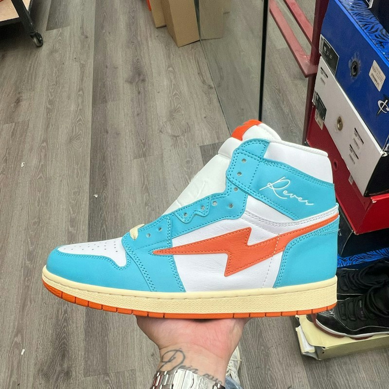 Reves Sport KIY '85 Hi Blue Orange White