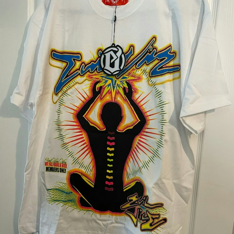 Evil Vice Everyone Has A Vice T-Shirt White