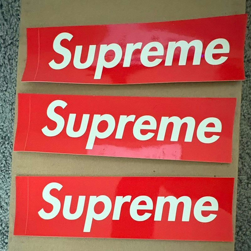 Supreme Box Logo Sticker Set