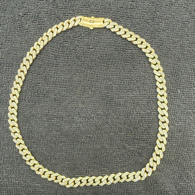 Monaco Chain Classic Gold Curb Link Necklace