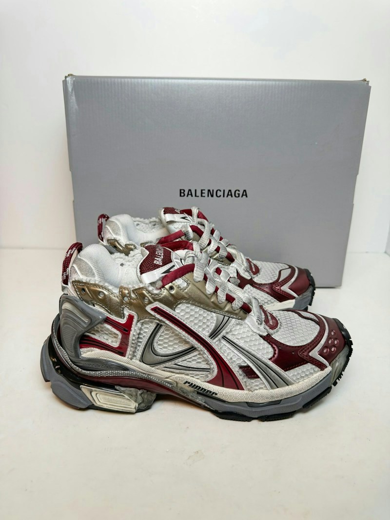 Balenciaga Runner White Red Sneakers