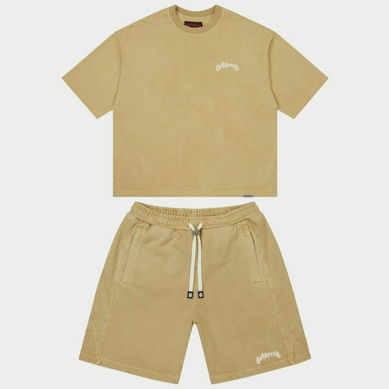 Godspeed T-Shirt and Shorts Set Saudi Sand