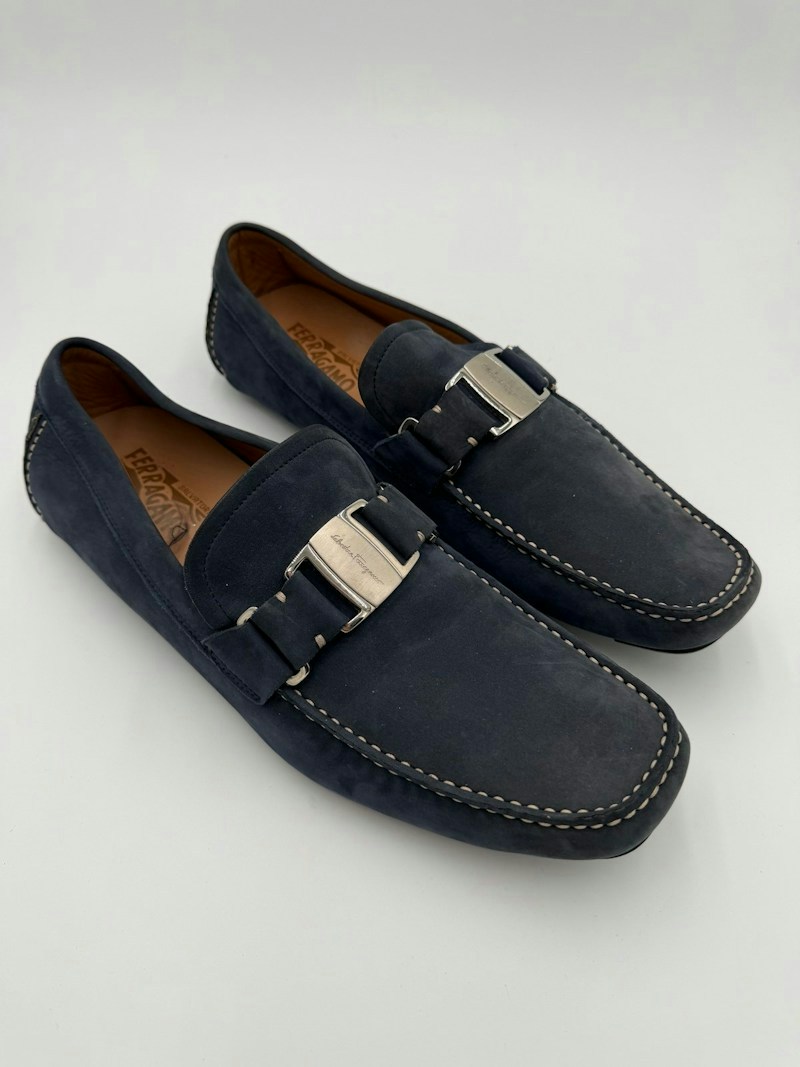Salvatore Ferragamo Sardegna Loafer Blue Marine