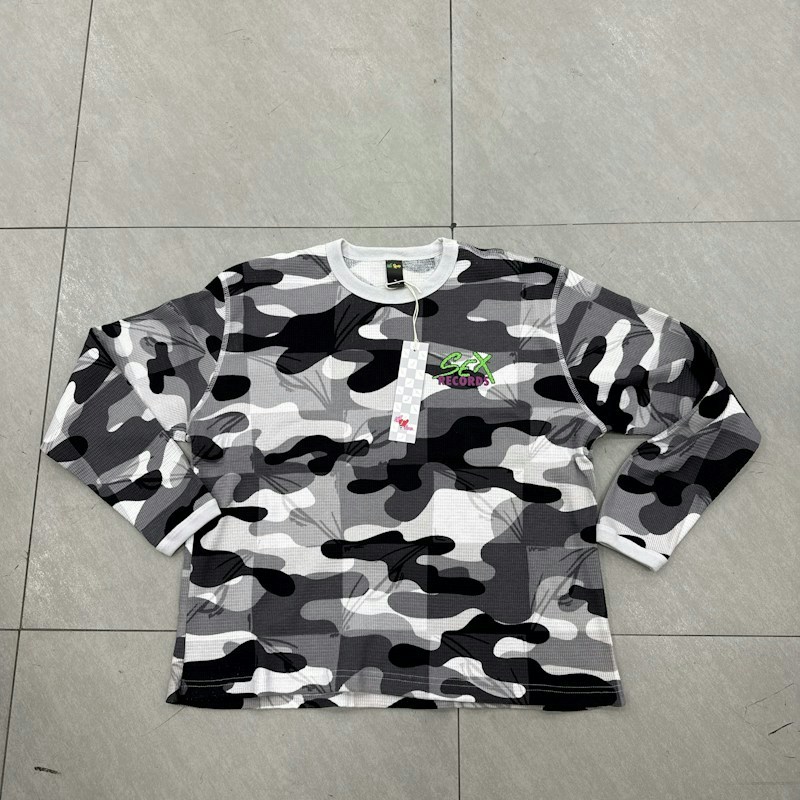 Anti Promo Matty Boy Sex Records Thermal Long Sleeve Shirt Camo