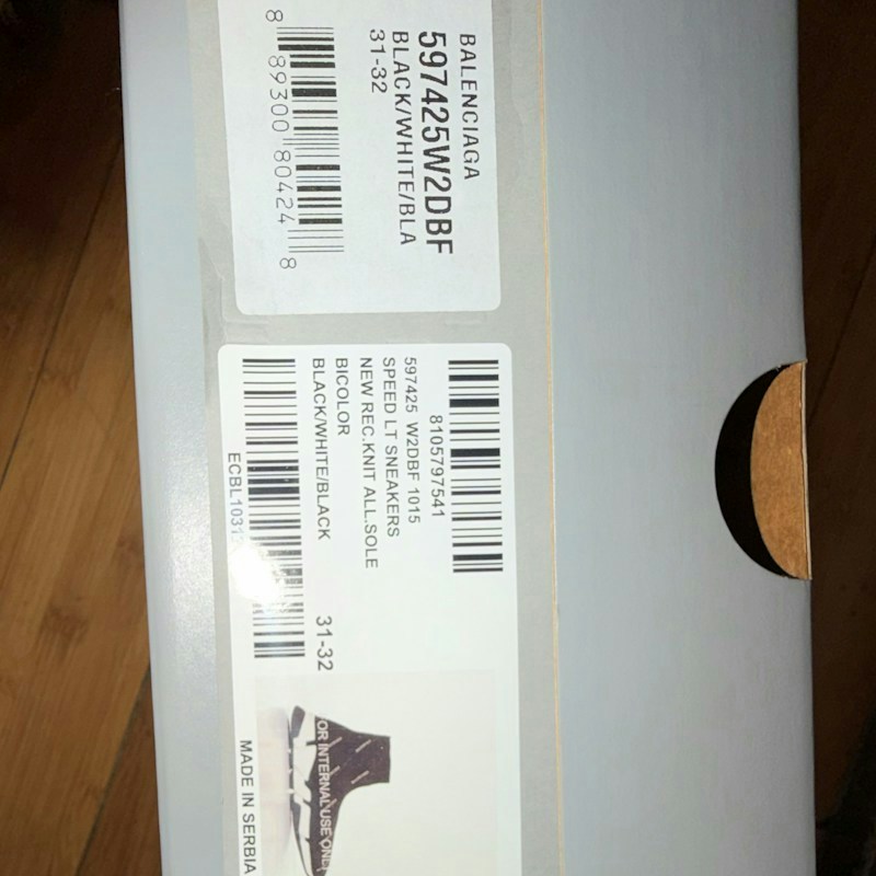 Balenciaga Speed Logo Print Black (Kids)
