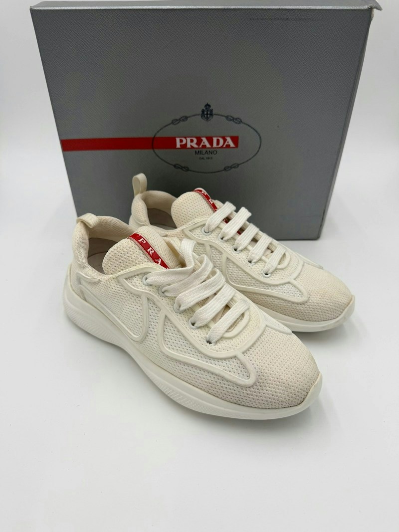 Prada Americas Cup Sneakers White