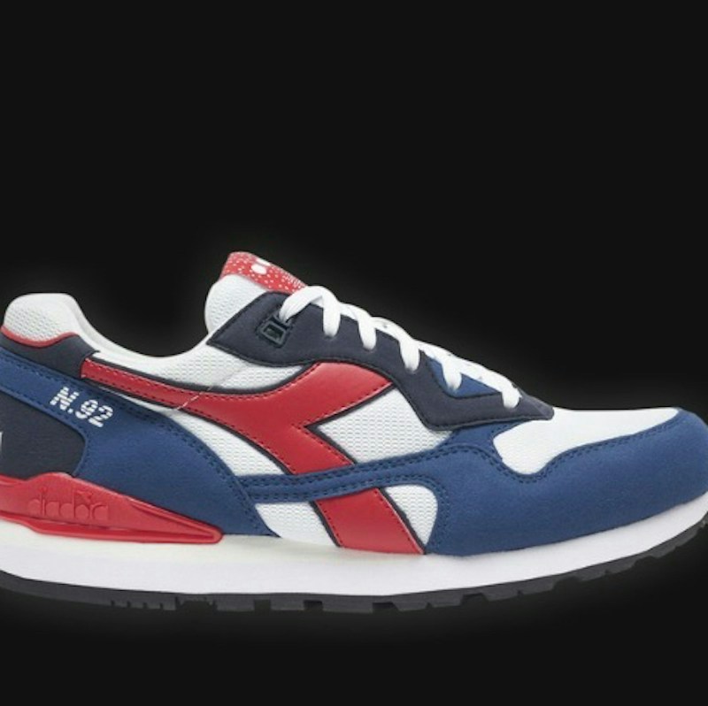 Diadora N.92 White Red Blue