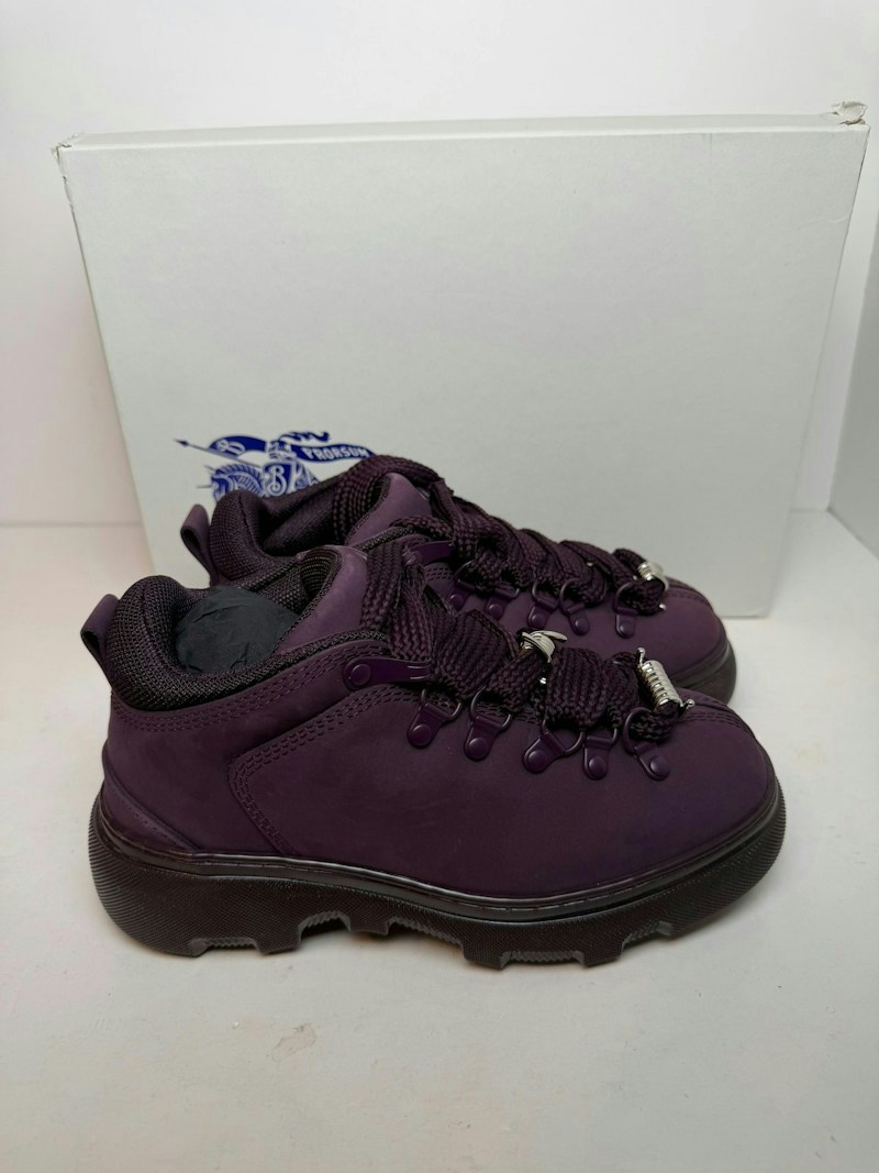 Burberry Union Purple Hiking Sneakers