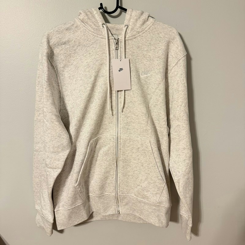 Nike Full-Zip Hooded Sweatshirt Heather Grey