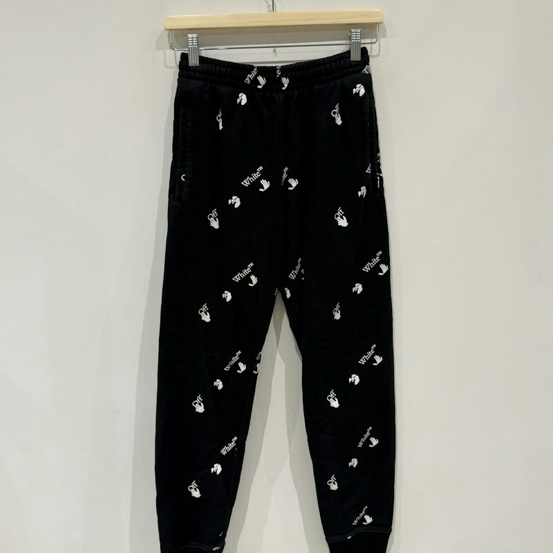Off-White All Over Print Sweatpants Black