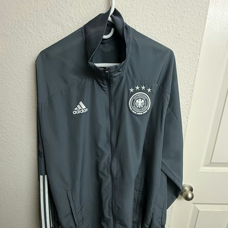 Adidas Germany National Team Anthem Jacket Grey