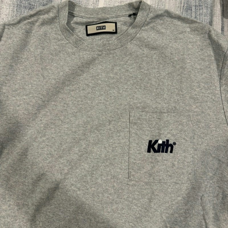 Kith Pocket T-Shirt Heather Grey