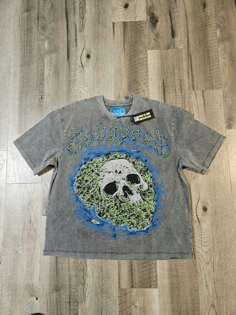 Godspeed Skull Island II T-Shirt Grey