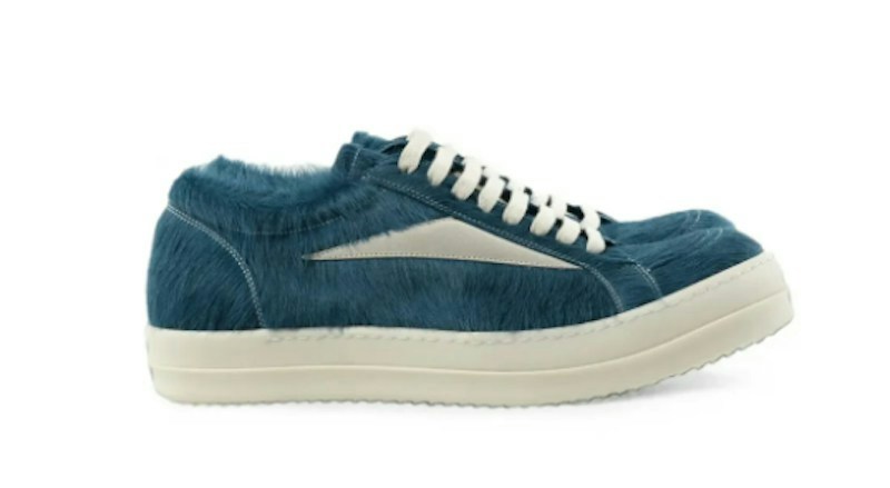 Rick Owens Vintage Low Sneaker Nublu Milk